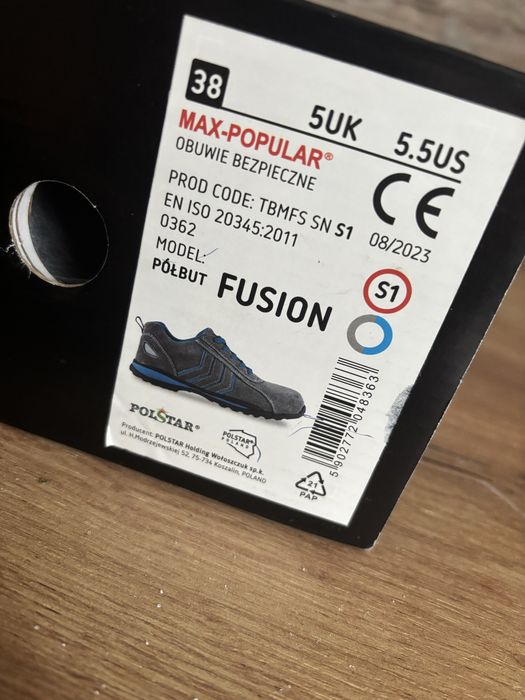 Buty robocze rozmiar 38