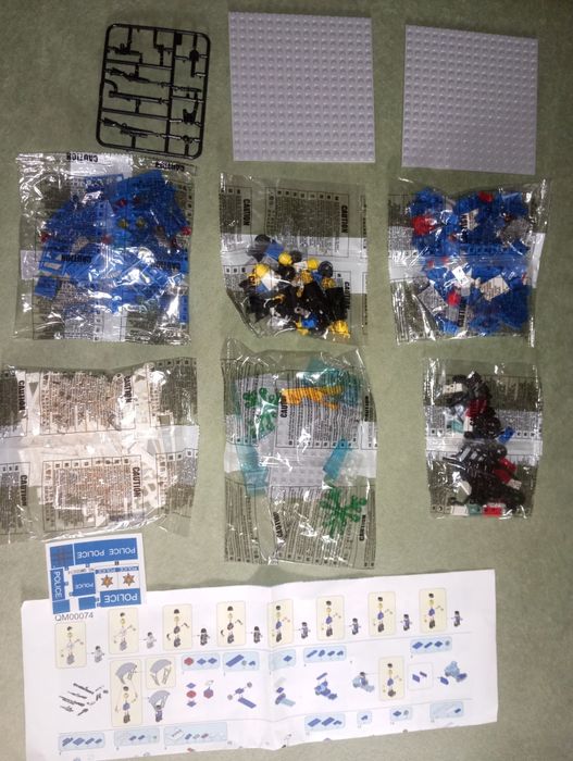 Конструктор 803шт Поліцейський участок Полиция аналог Лего Lego 803дет