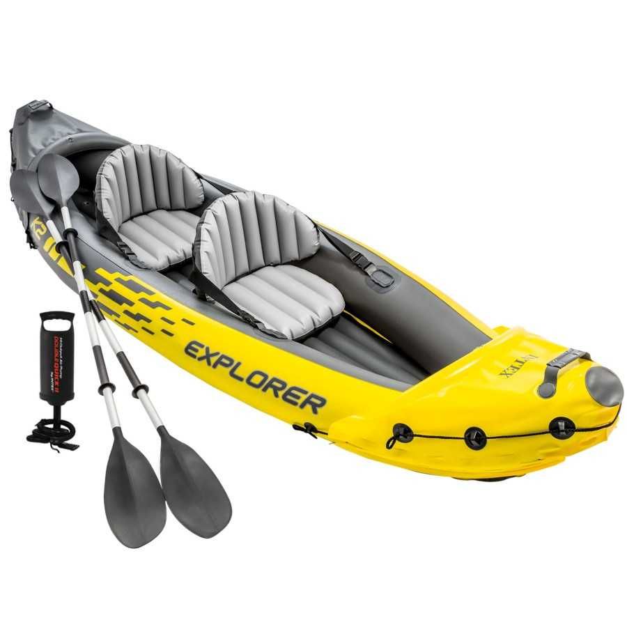 Barco, kayake, canoa, insuflável, duplo