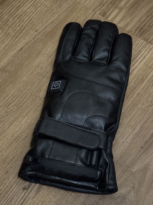 Luvas de pele de aquecimento eletrico para inverno
