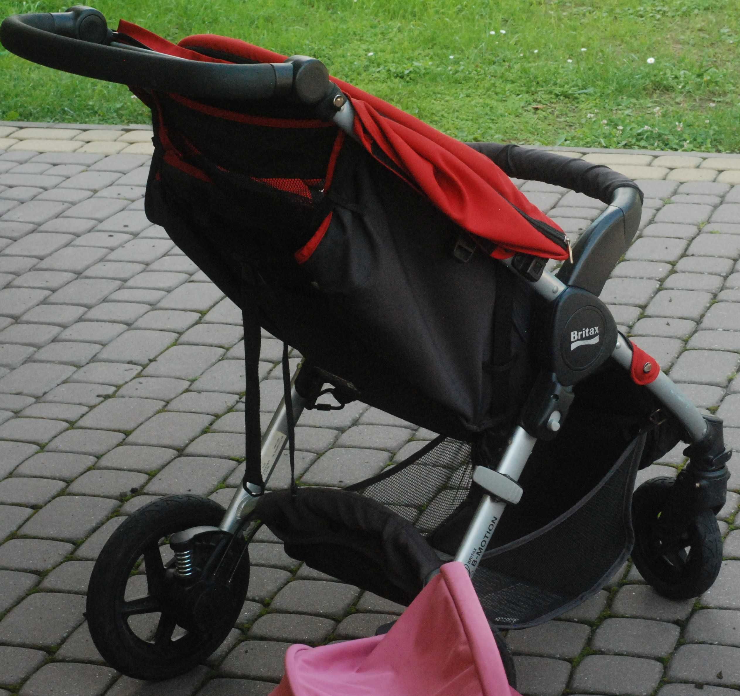 Wózek dziecięcy BRITAX B-Motion Czerwony Różowy Zestaw 3w1