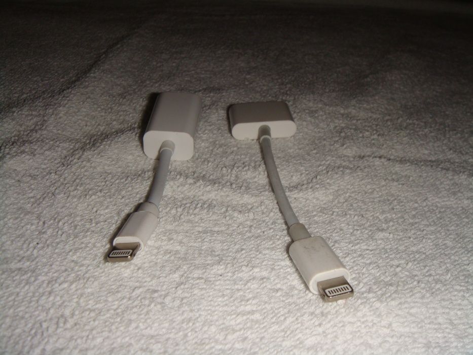 5 Adaptadores,fones Cabo Apple 2 Em 1 Lightning+USB-C-Jack 3.5mm