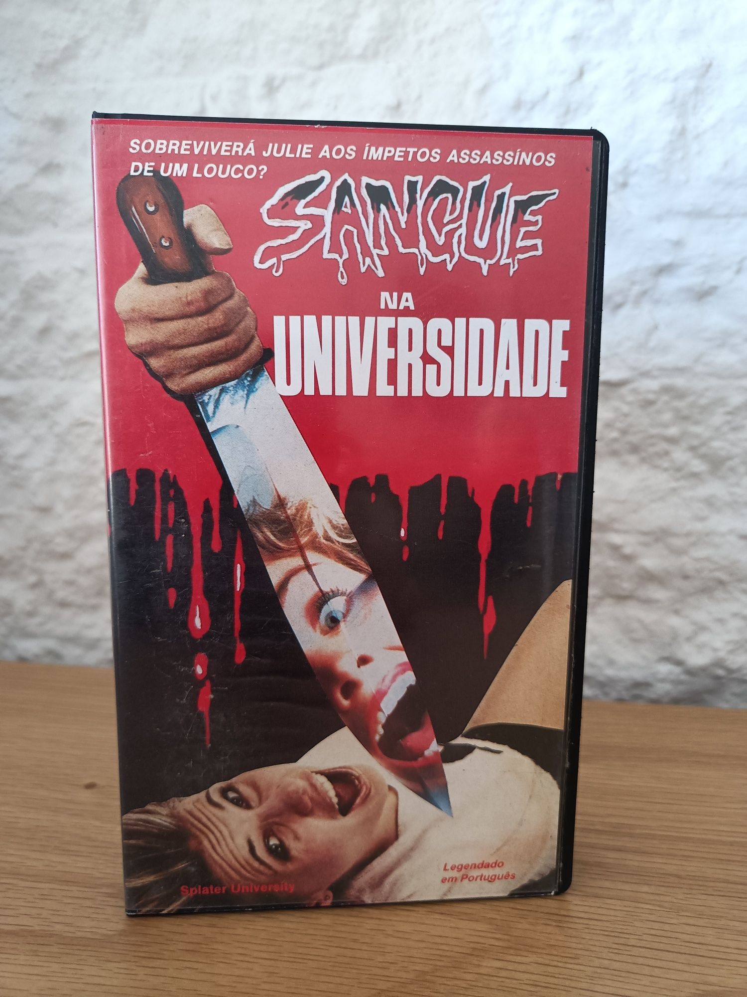 Filme VHS Sangue na Universidade (Splater University)