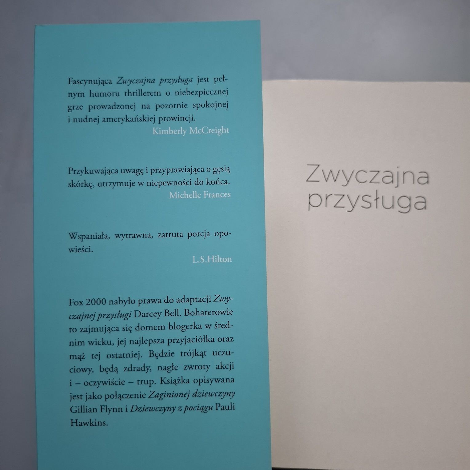Zwyczajna przysługa Darcey Bell