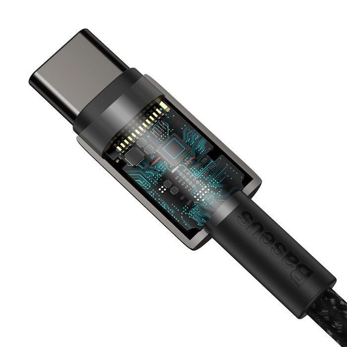 Baseus kabel USB C - USB C szybkie ładowanie 100W 5A 2m czarny