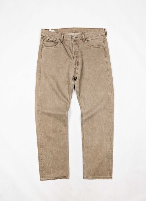 Levi's 501 brązowe spodnie jeansowe jeasy 36/34 L