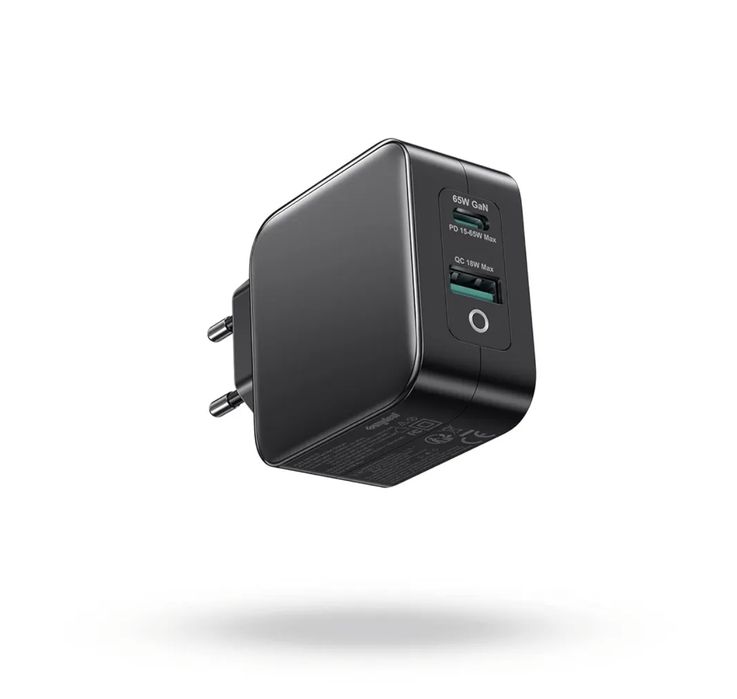 Ładowarka USB C 65 W USB C zasilacz 2-portowy
