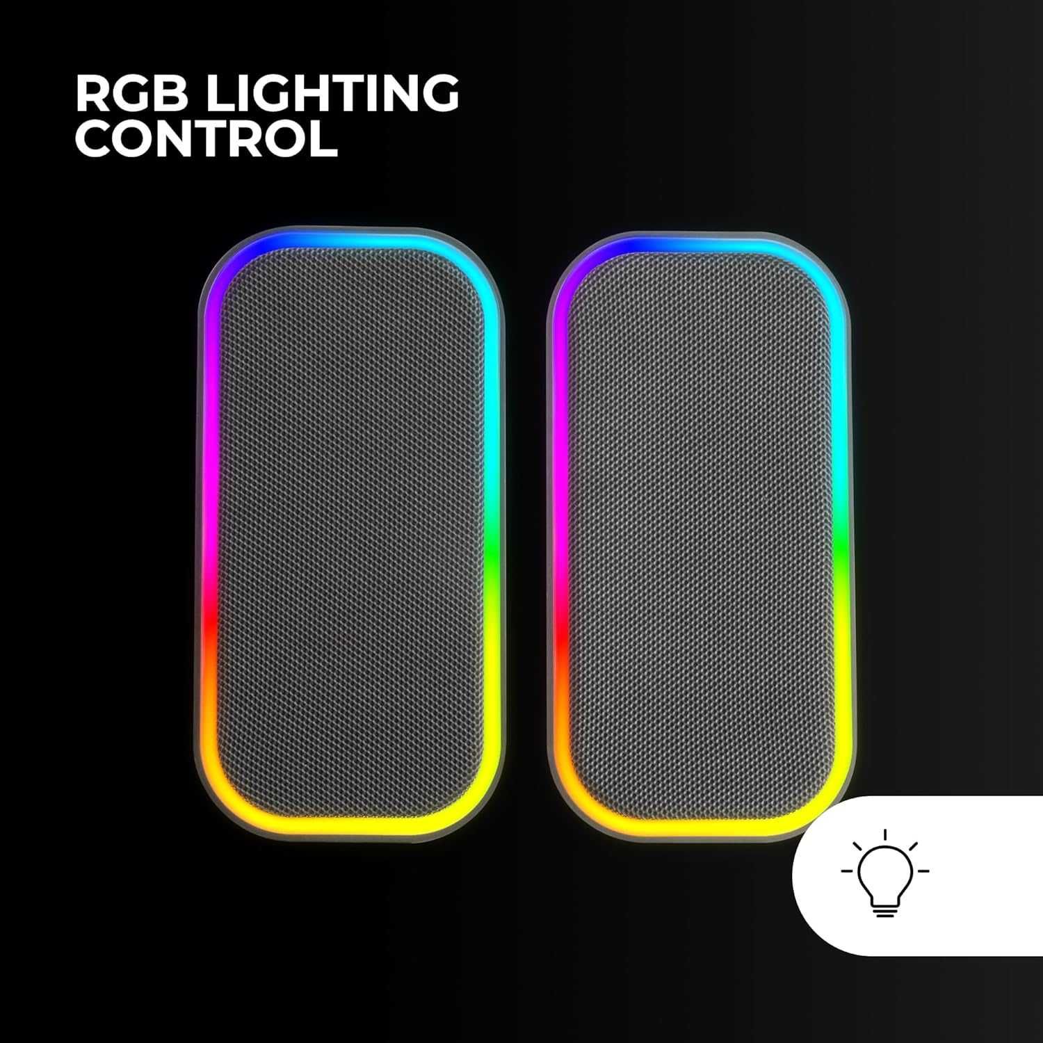 Mars Gaming MS-OM głośniki komputerowe RGB Jack 20W bluetooth 2szt