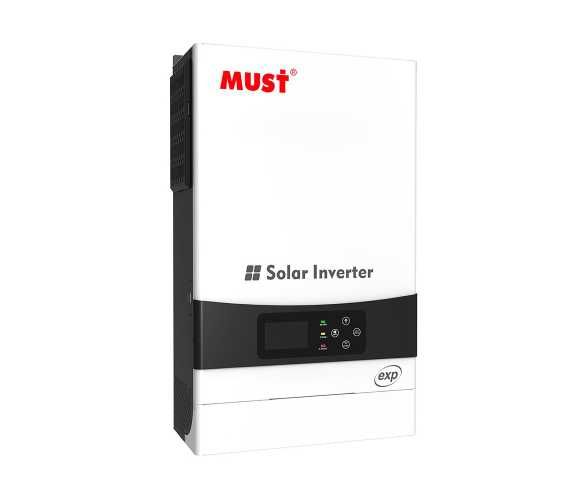 Гібридний інвертор MUST PV19-6048EXP, 6000W, 48V, струм заряду 1-60А