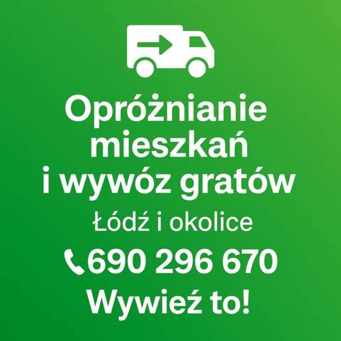 Wywóz mebli gabarytów Opróżnianie mieszkań garaży strychów komórek