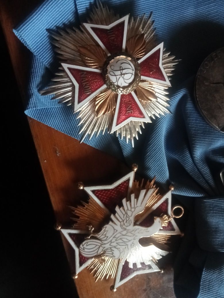 Order Orła Białego i Gwiazda Orderu Orła Białego Medal Józef Piłsudski
