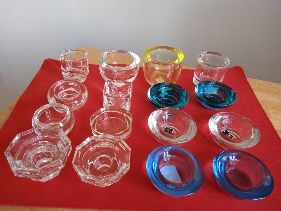 Świeczniki, różne kształty i kolory. Cena za każdy jeden przedmiot 7 z