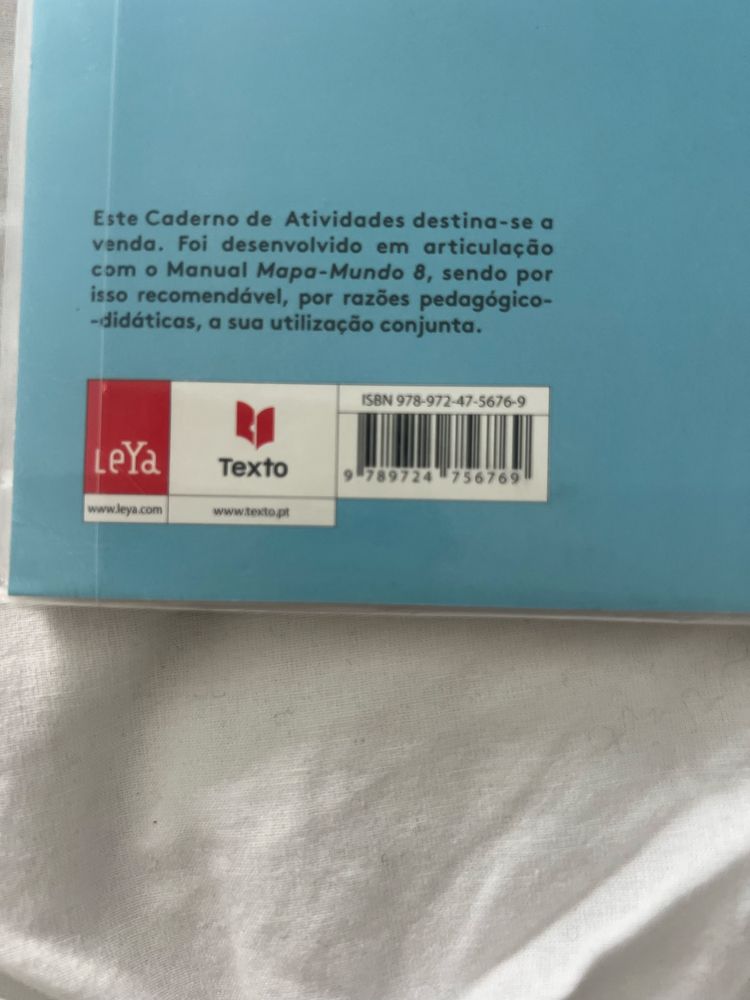 Mapa-mundo geografia 8 livro de actividades