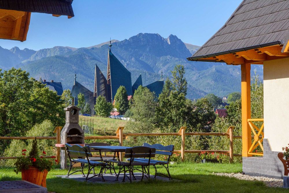 Domek dla 7 osób Zakopane z widokiem na całą panoramę Tatr