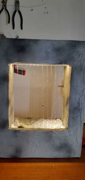 Peça decorativa queda de água