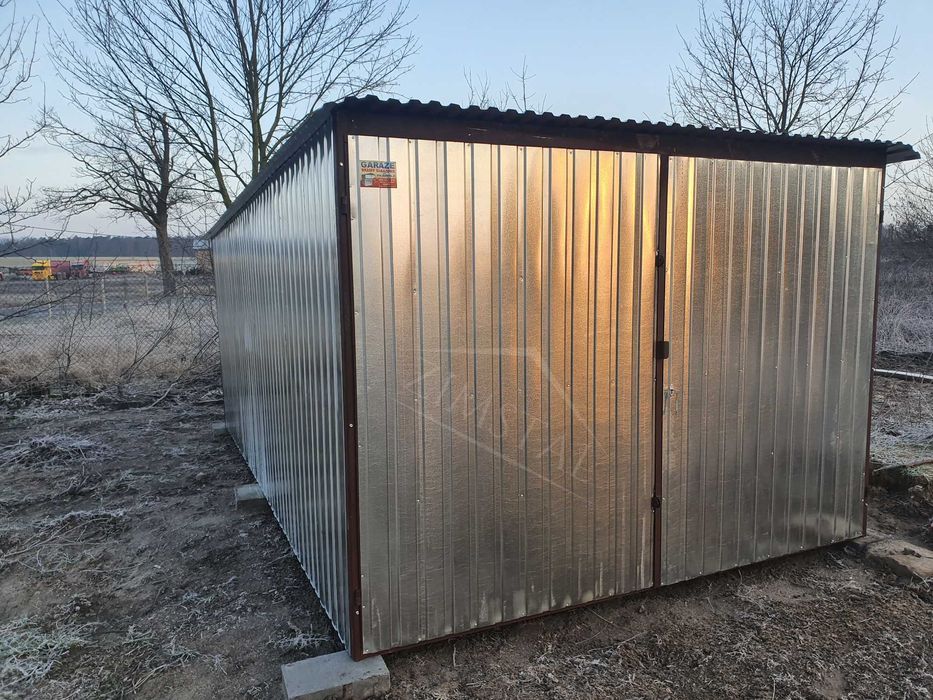 Garaże Dowolny Wymiar Garaż blaszany Blaszane 3x5 4x5 4x6 6x5 6x6 7x6