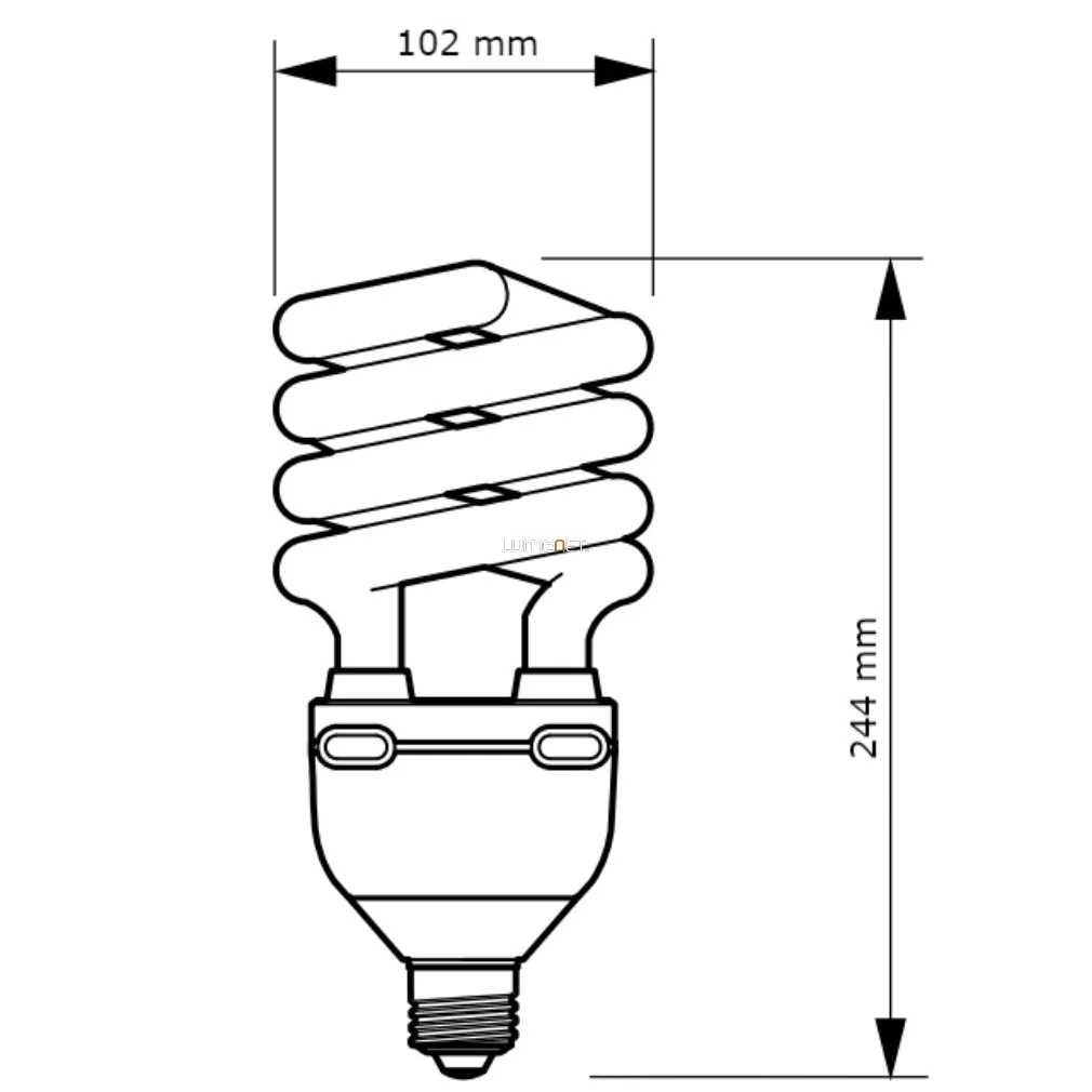 Лампа Philips Tornado High Lumen 45W WW E27