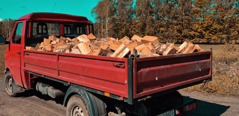 DĄB BRZOZA Drewno Kominkowe I do PIECA z DOSTAWĄ opał opałowe drzewo