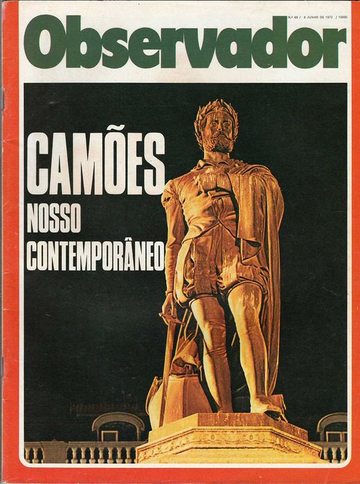 Revista Observador Nº69 - 9 de Junho de 1972