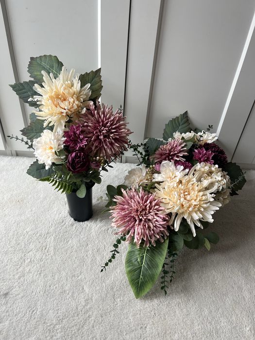 Wiązanka różowo-kremowa