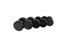Halteres Redondos Borracha de Musculação Crossfit Dumbbells (NOVOS)