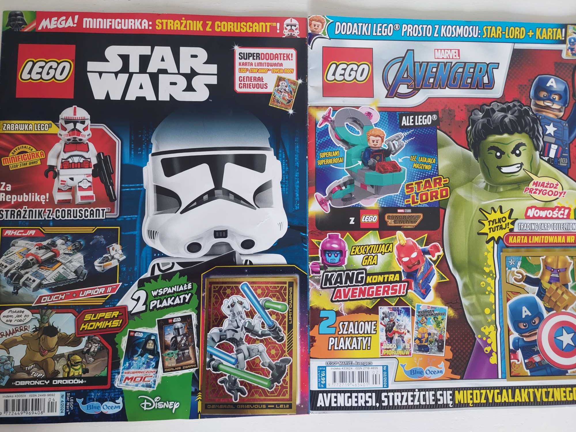 Gazetki Lego Star Wars, Batman, Spiderman, Avengers z kartami limit.
