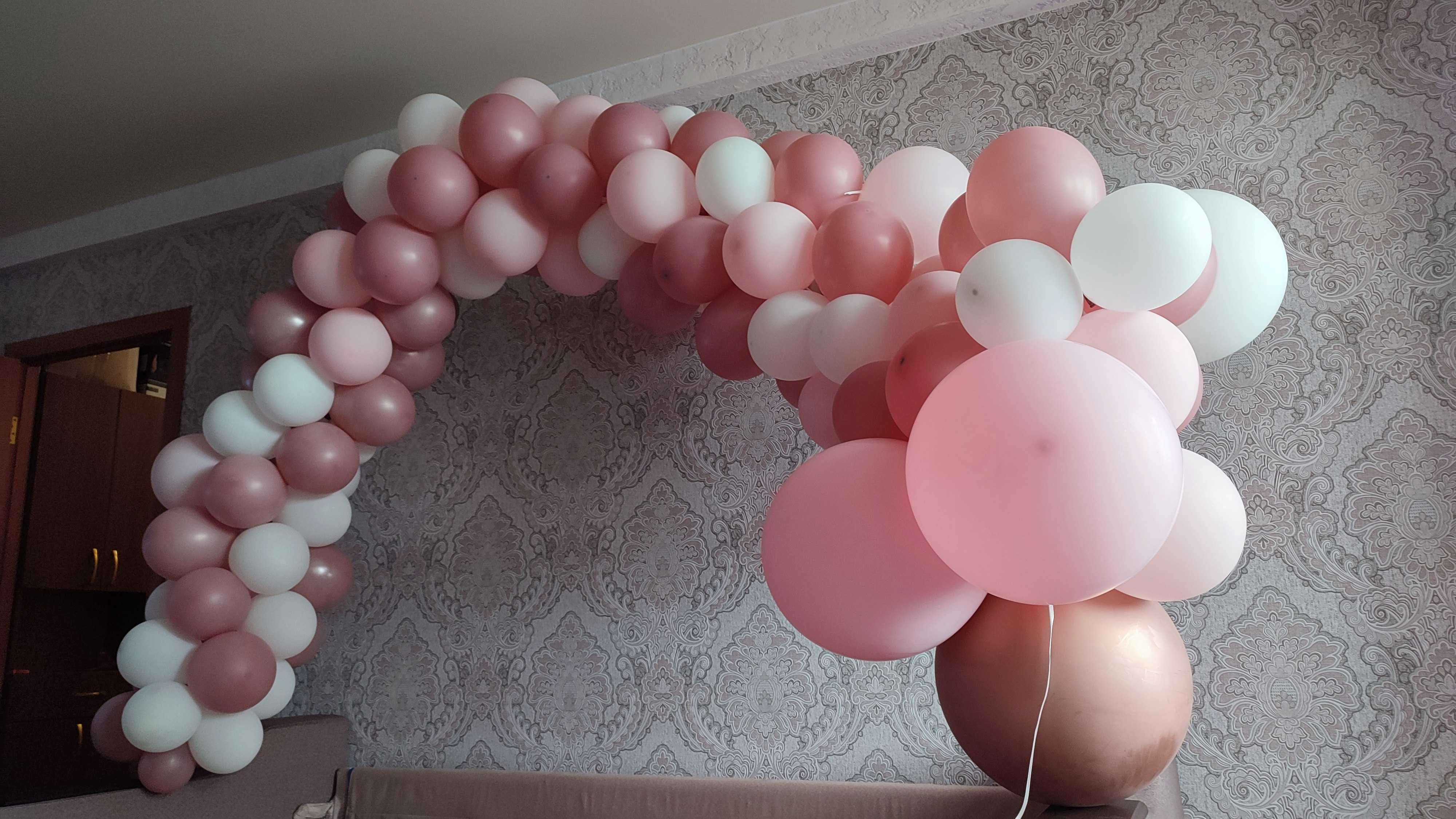 Гірлянда з кульок, фотозона, декор для святкування