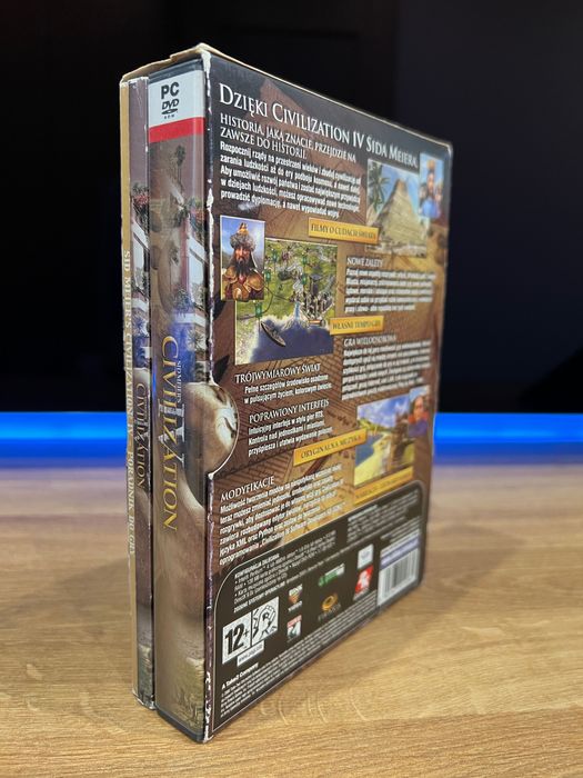 Civilization IV 4 (PC PL 2005) slipcase premierowe kompletne wydanie
