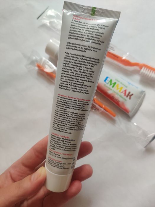 Дитяча зубна паста Emmak за два комплекта