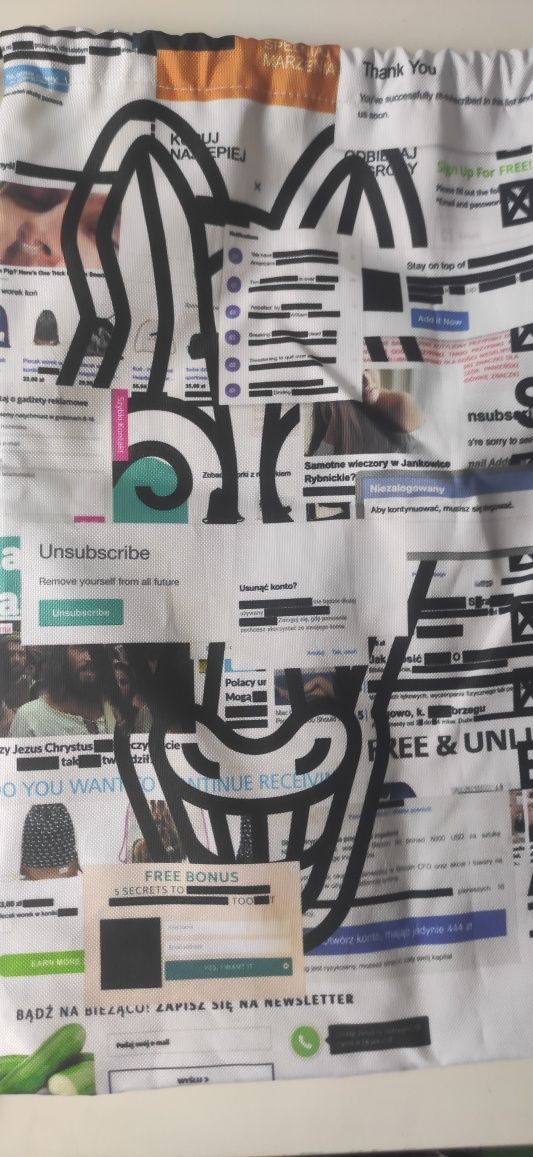 Torba worek Ars Independent Unsubscribe 2019