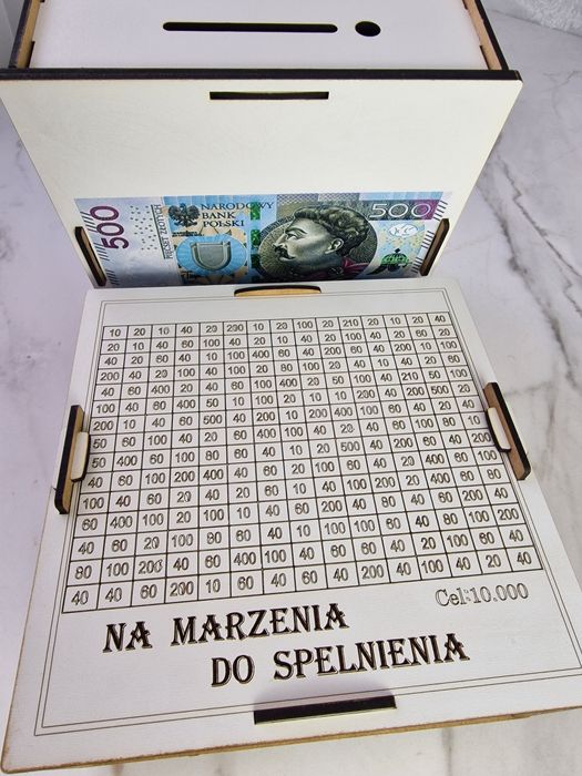 Skarbonka wykreślana docelowa