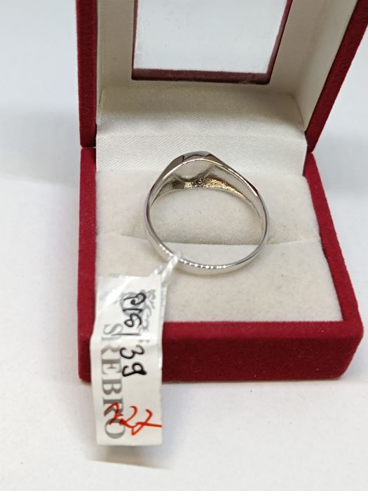 Srebrny sygnet rozmiar 27 srebro próby 925