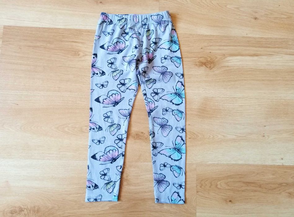 Legginsy 98/104 Getry Bawełna Motyle