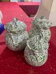 Conjunto potes decorativos