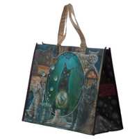 Magiczne koty torba Lisa Parker green bag Wicca Magia Gothic fantasy