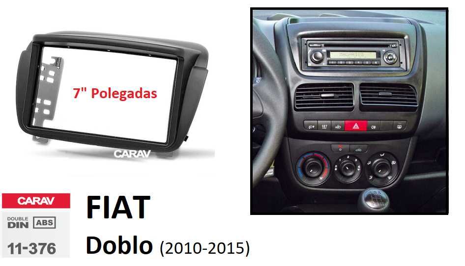 (NOVO) Rádio 2DIN • FIAT Doblo (2010 a 2022) • Android GPS [4+32GB]