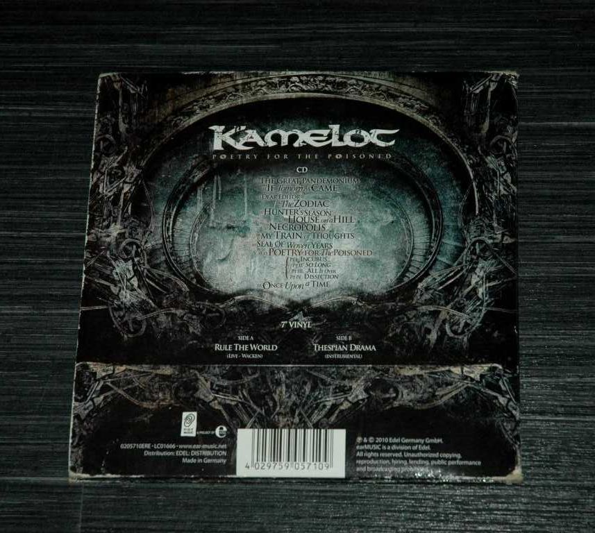 KAMELOT - Poetry For The Posioned. Limited CD + Vinyl. 2010