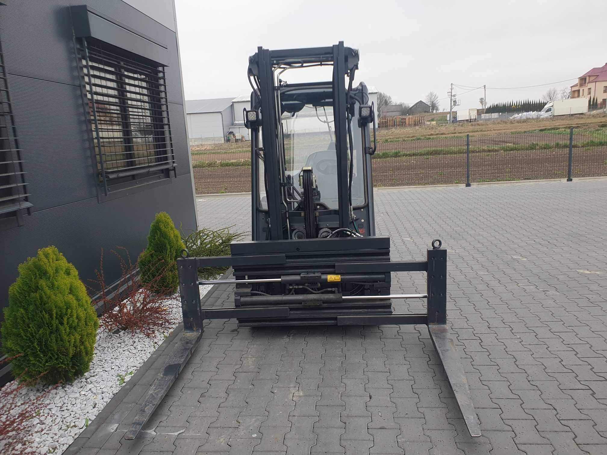 Wózek LINDE E16 2017r Triplex Pozycjoner Półkabina E18 E14 E20 widłowy