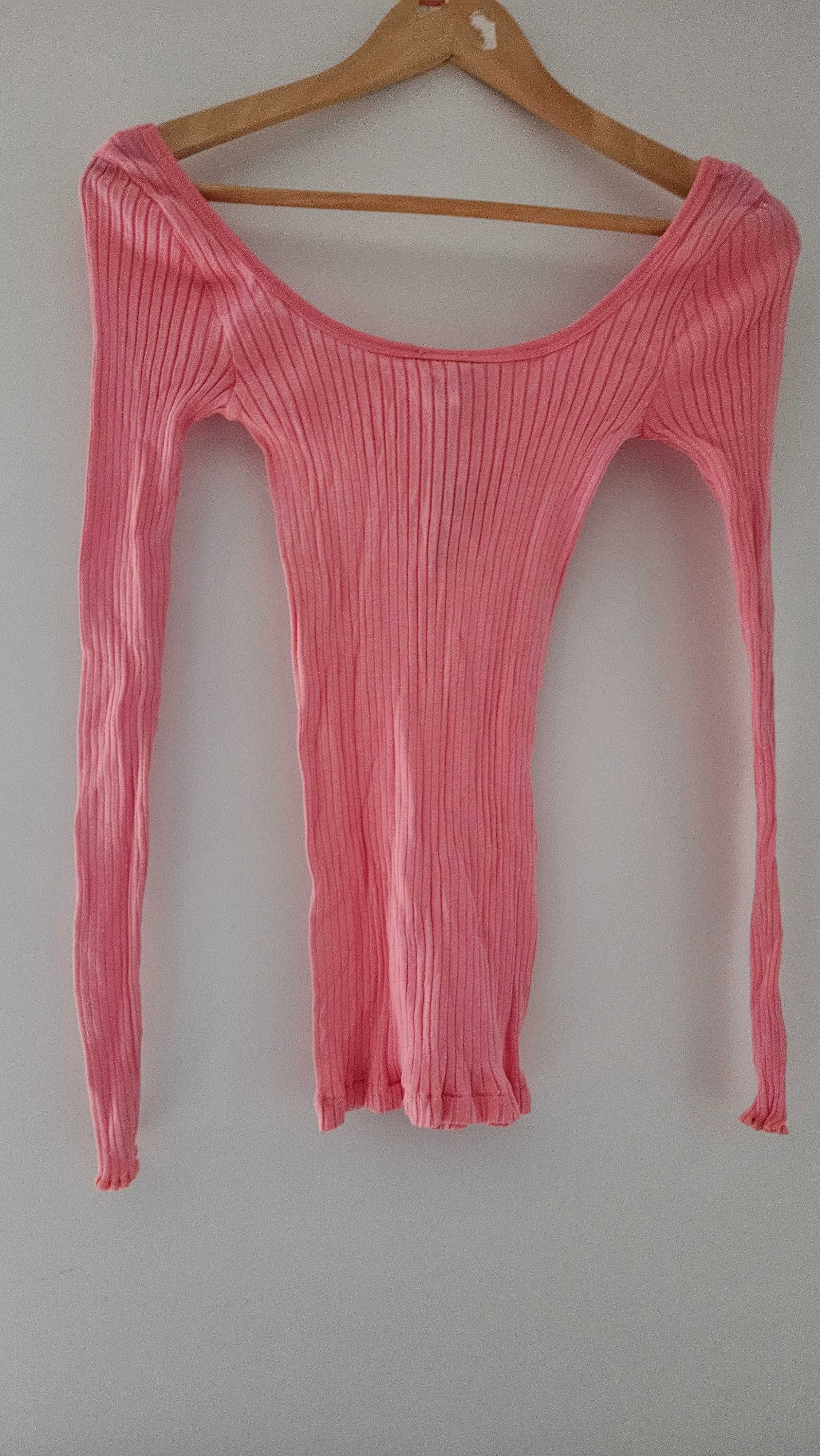 INTIMISSIMI bluzka JEDWAB BAWEŁNA dekolt serek S/36
