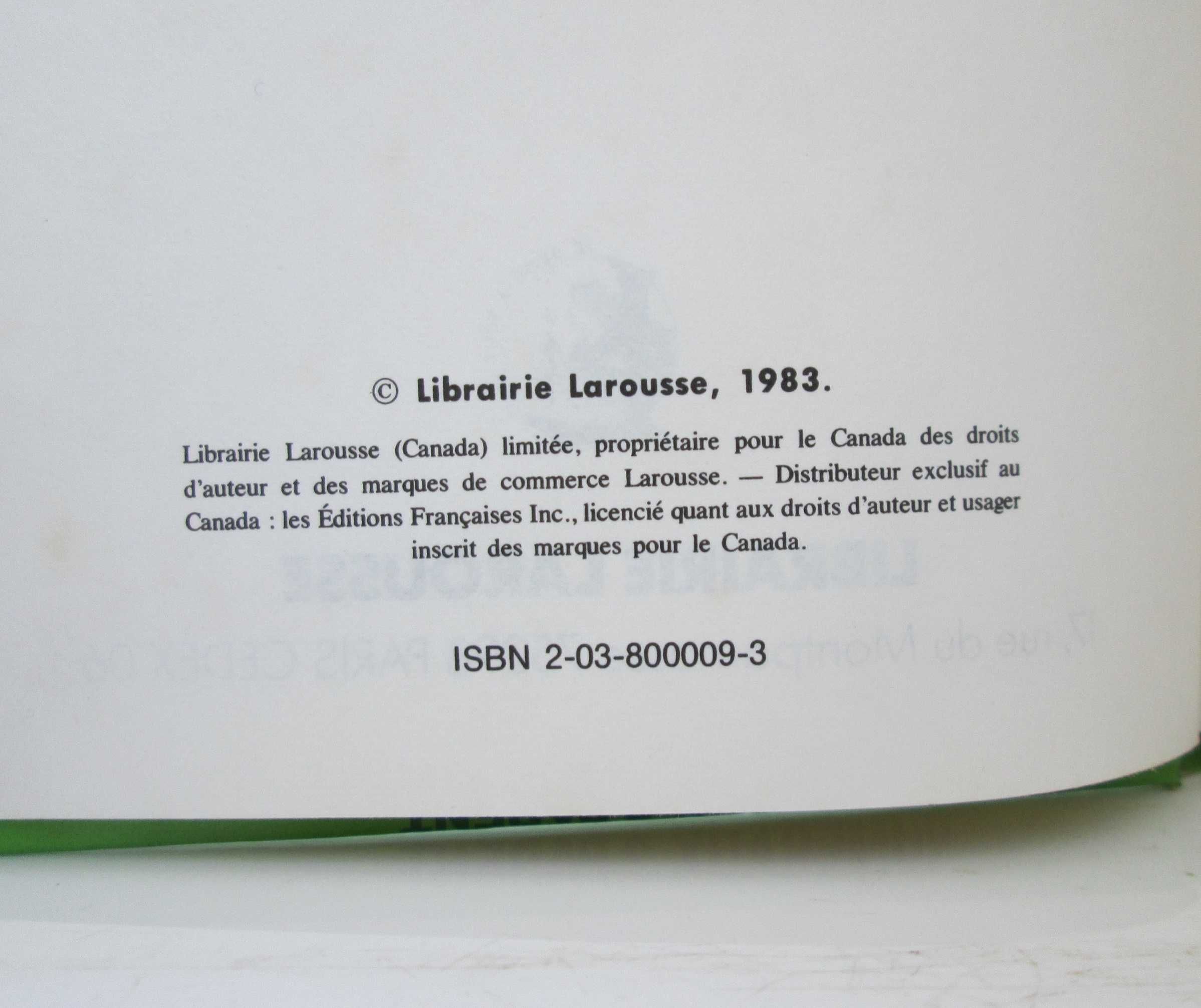 Livro Larousse de la grammaire 1983