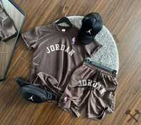 Футболка + шорти Jordan NBA | Спортивний костюм Джордан на літо кепка