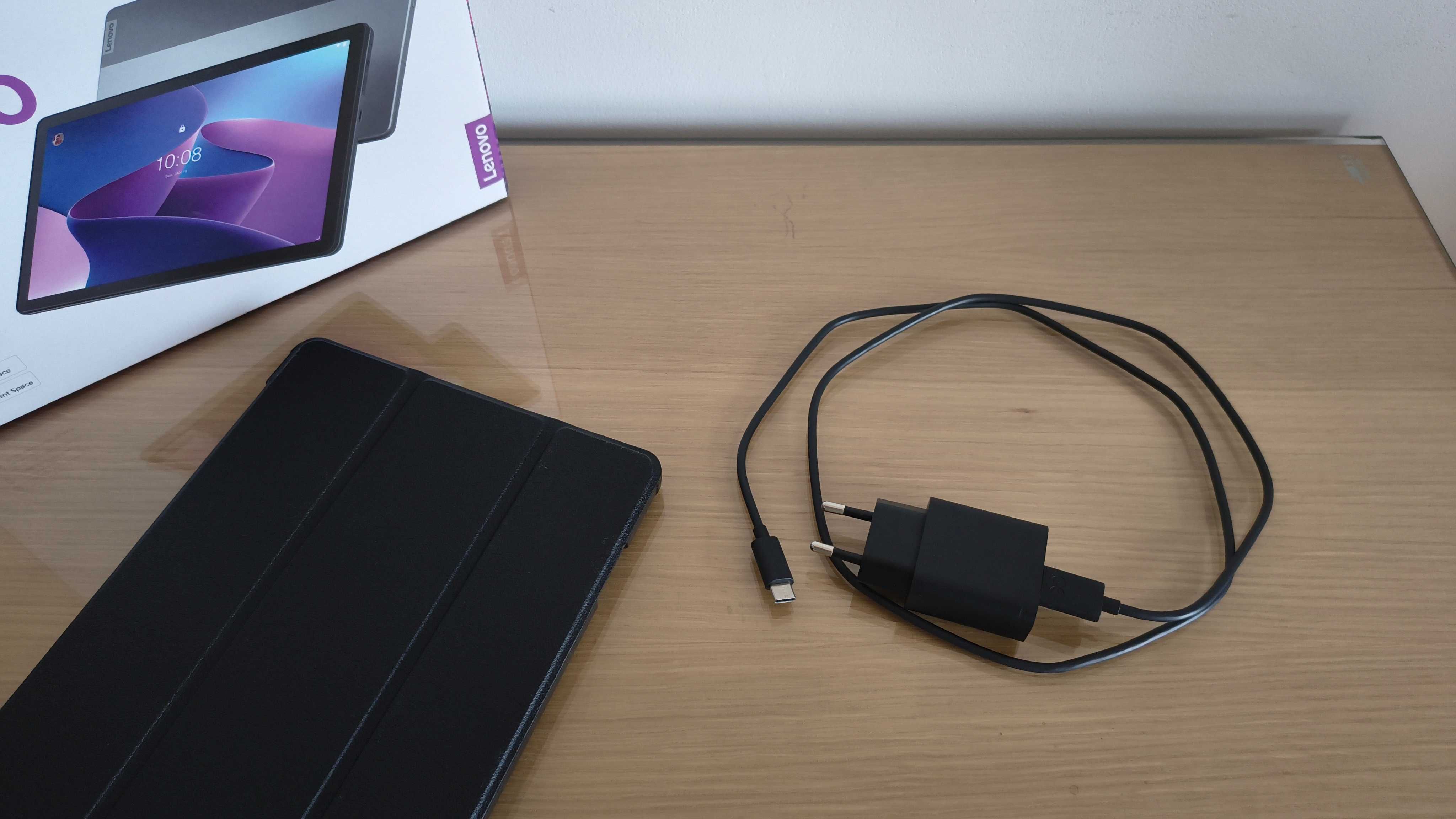 Tablet Lenovo Tab M10 Plus (3.ª geração) + capa de proteção