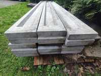 Podmurówka betonowa zbrojona wibrowana deska ogrodzeniowa 20 X 250