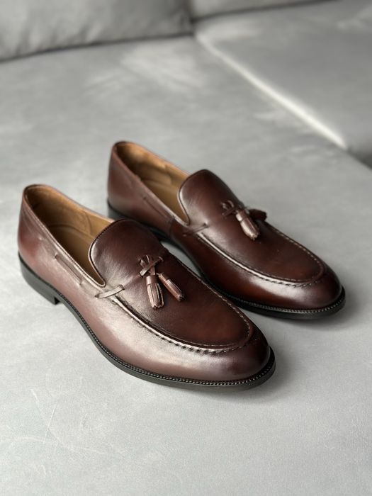 Лофери чоловічі шкіряні, розмір 40,46