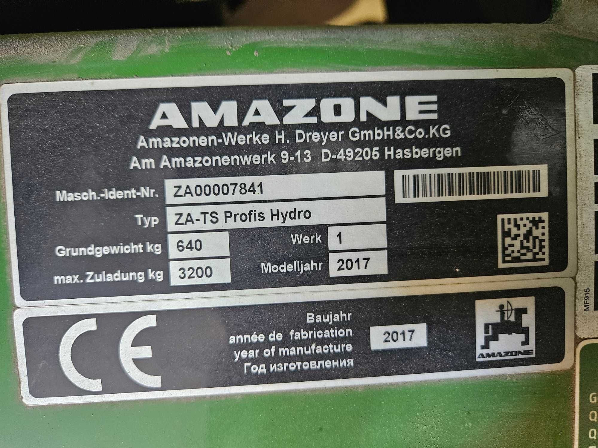 Rozsiewacz AMAZONE ZA-TS 2000