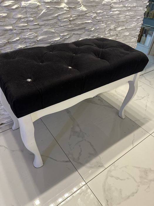 Ławka, siedzisko pufa glamour