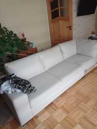 Sofa skórzana ecru