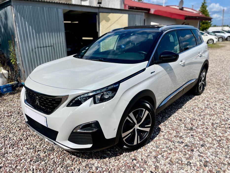 Peugeot 5008 Gt-Line*1.6T Benz*Biala Perla*Panorama*Full Led*Blis*Radar*Skora*Kamer