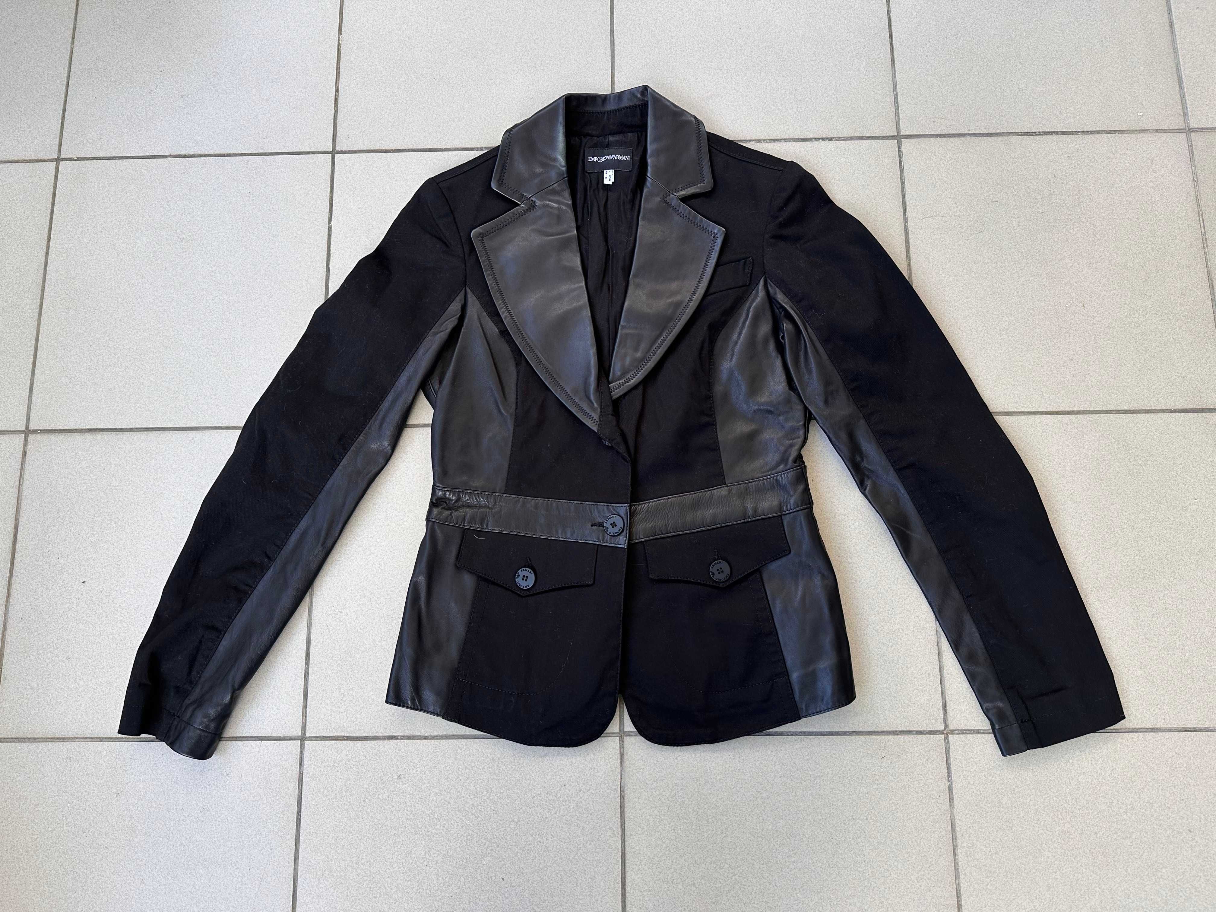 Kurtka skórzana Emporio Armani damska r. M