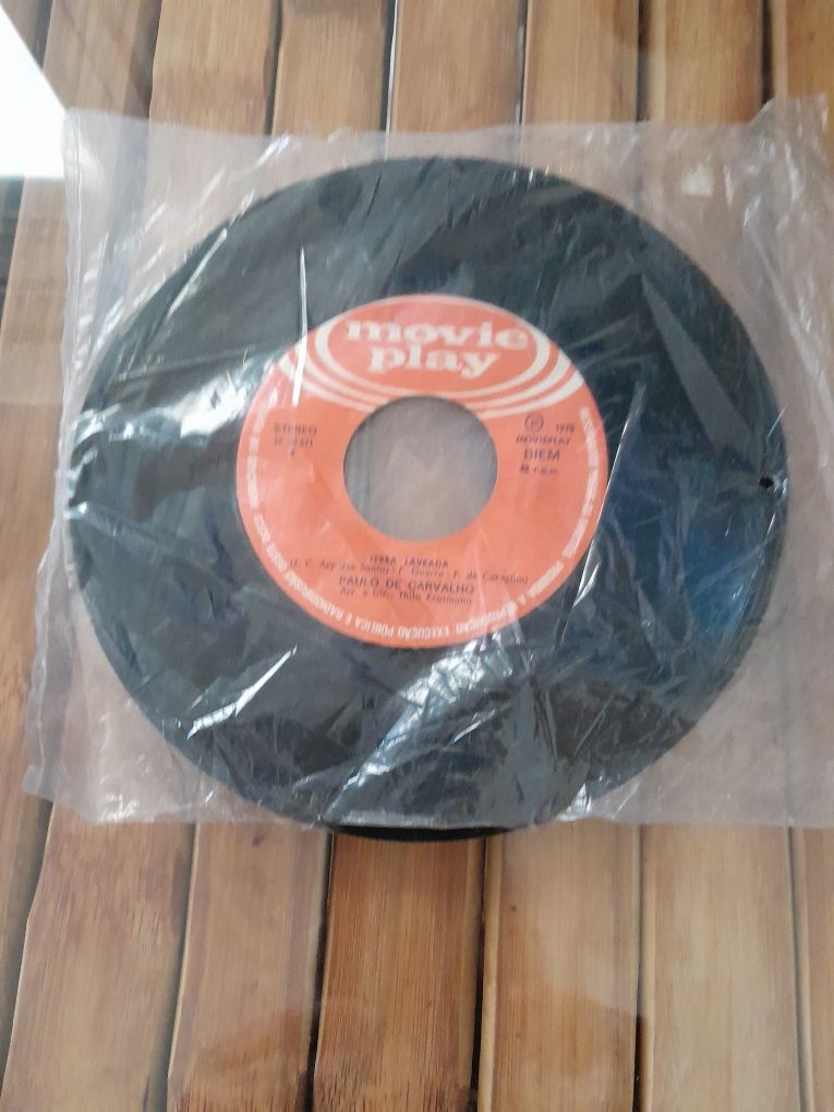 Vinil "Semente" Grande Premio TV da Canção  de 1973 /Paulo de Carvalho